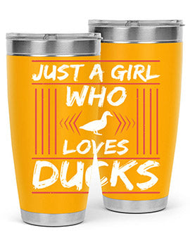 Just A Girl Who Loves Ducks Style 33#- duck- Tumbler