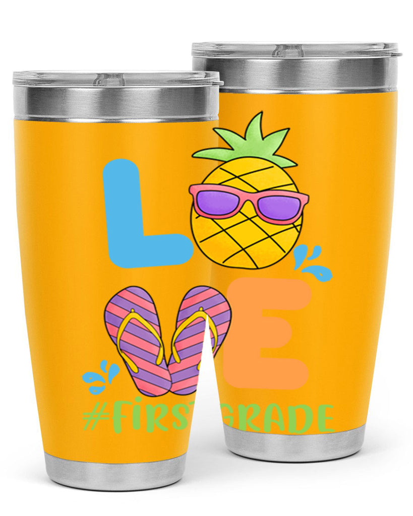 LOVE 1st Grade Summer Pineapple 8#- 1st grade- Tumbler