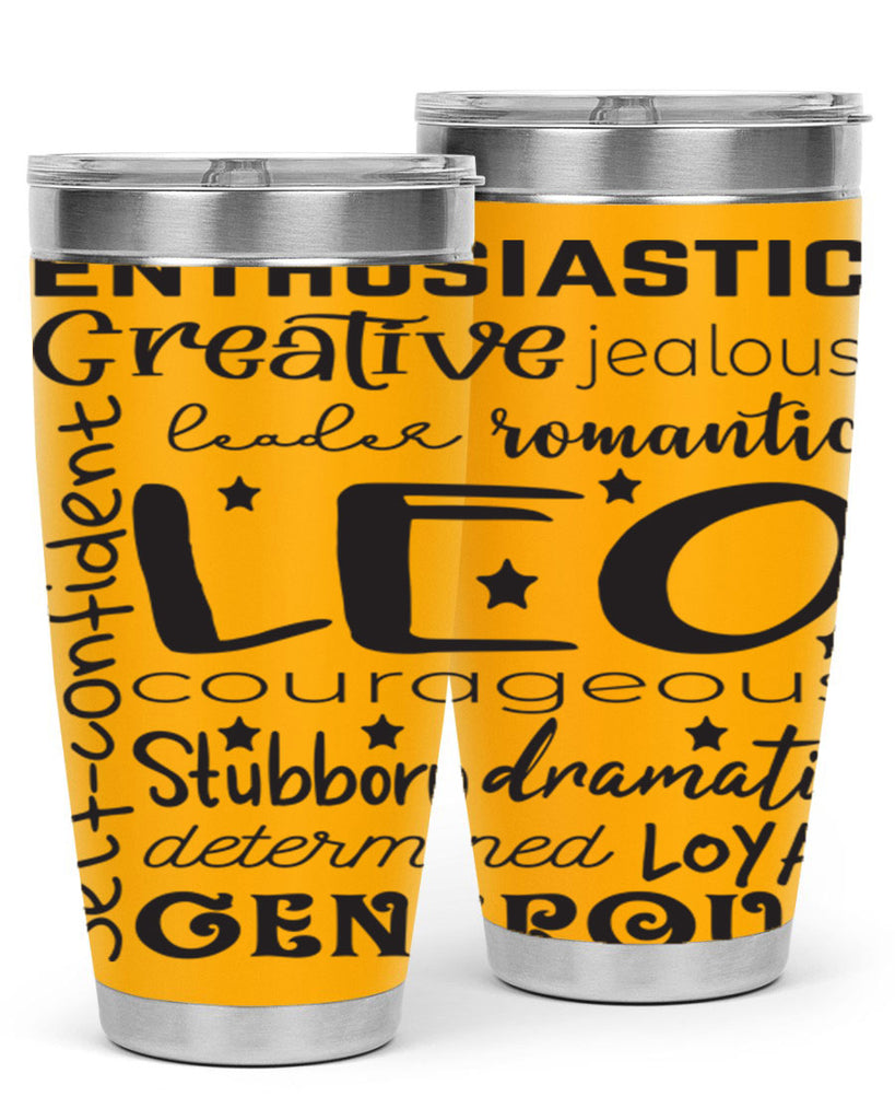 Leo 568#- zodiac- Tumbler