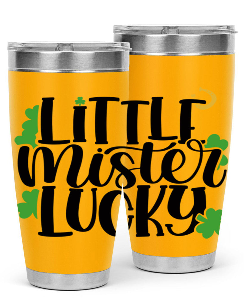Little Mister Lucky Style 67#- St Patricks Day- Tumbler