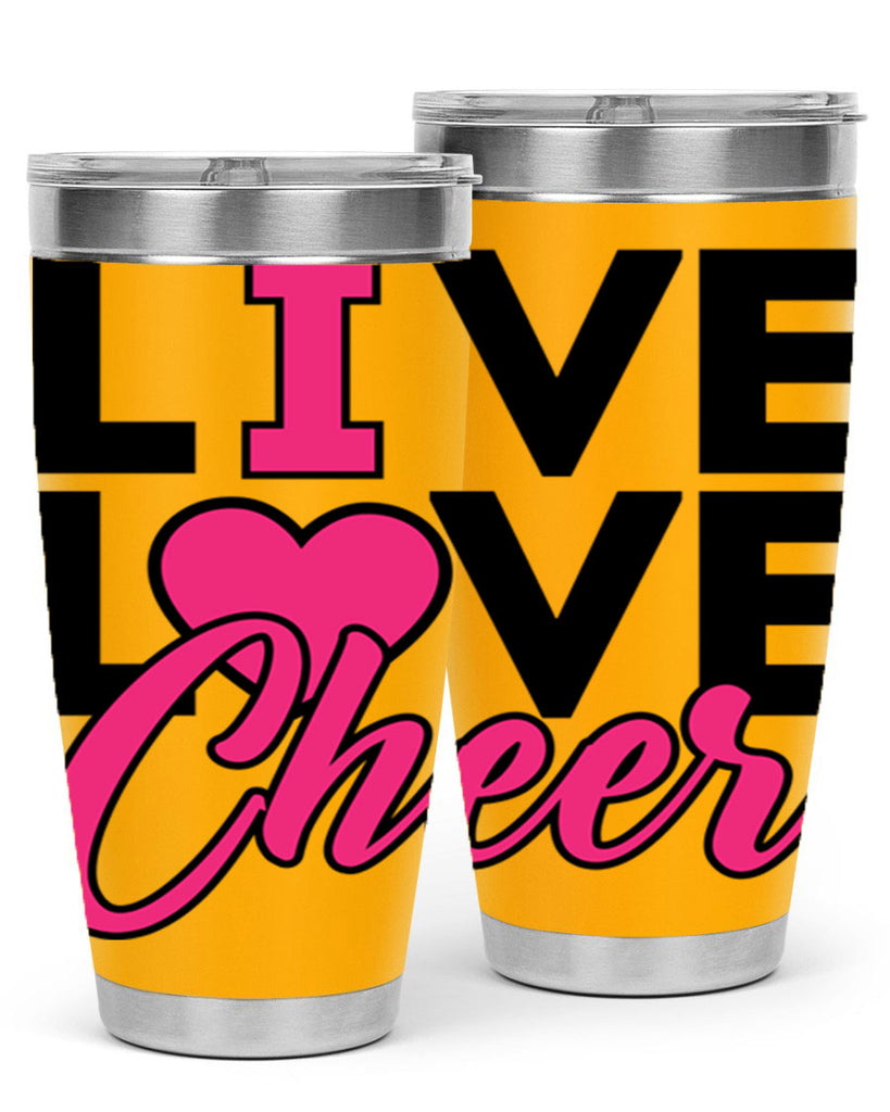 Live Love Cheer 832#- cheer- Tumbler