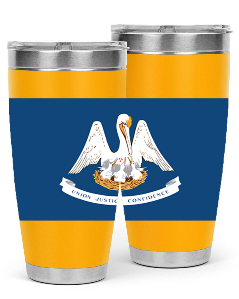 Louisiana 34#- Us Flags- Tumbler