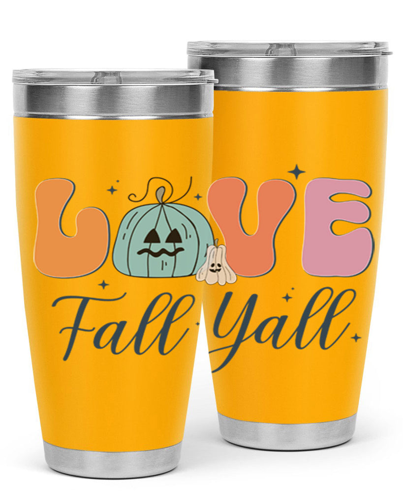 Love Fall Yall 413#- fall- Tumbler