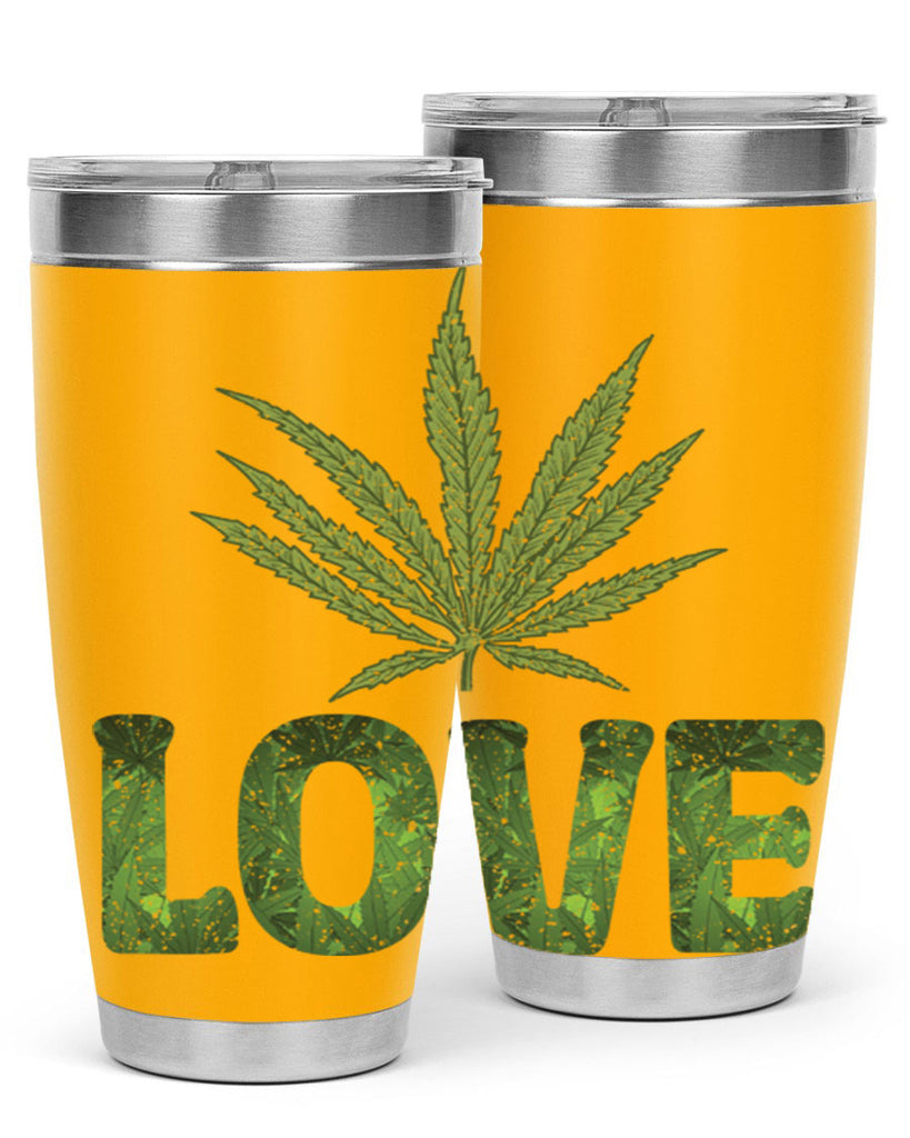 Love Sublimation 192#- marijuana- Tumbler