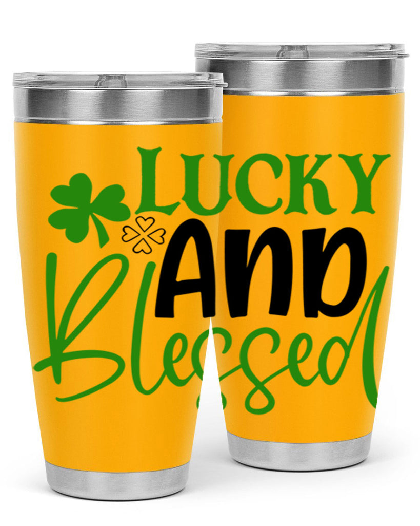 Lucky And Blessed Style 151#- St Patricks Day- Tumbler