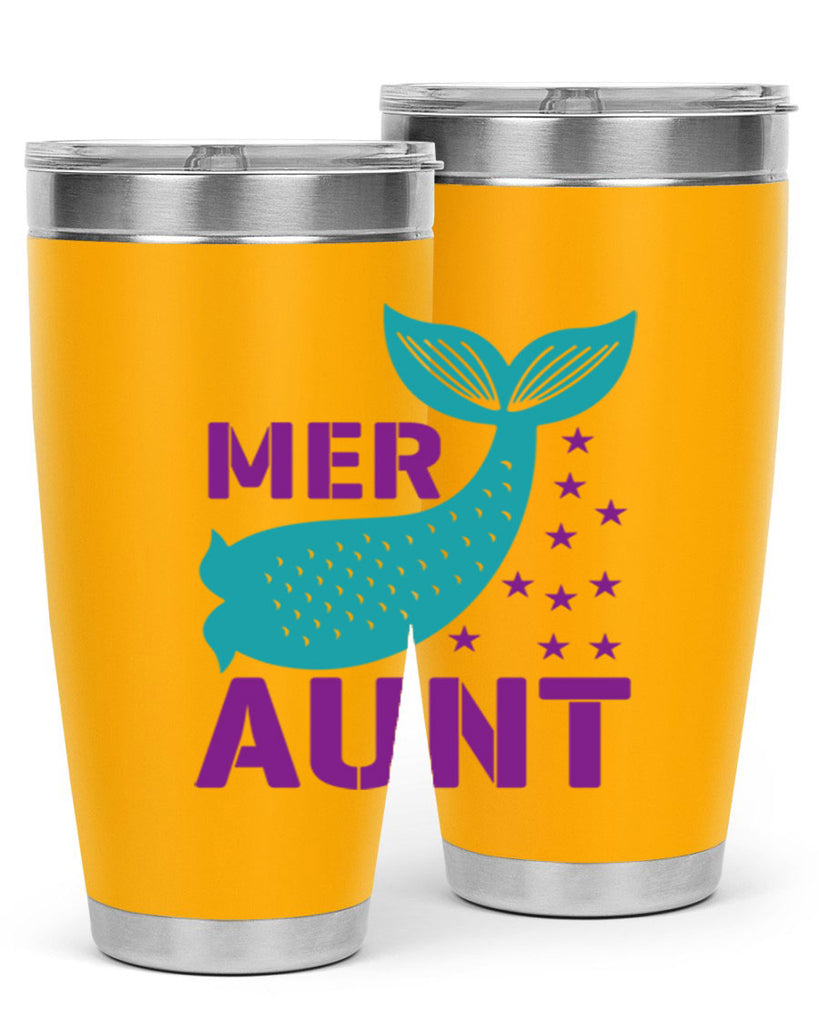 Mer Aunt 319#- mermaid- Tumbler