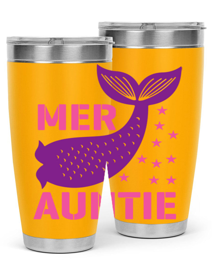 Mer Auntie 320#- mermaid- Tumbler