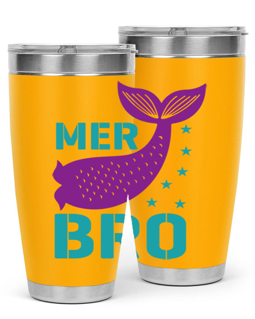 Mer Bro 322#- mermaid- Tumbler