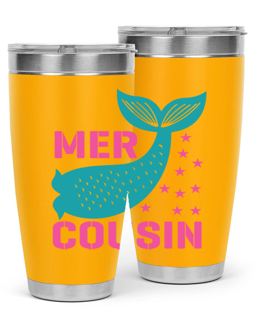 Mer Cousin 324#- mermaid- Tumbler