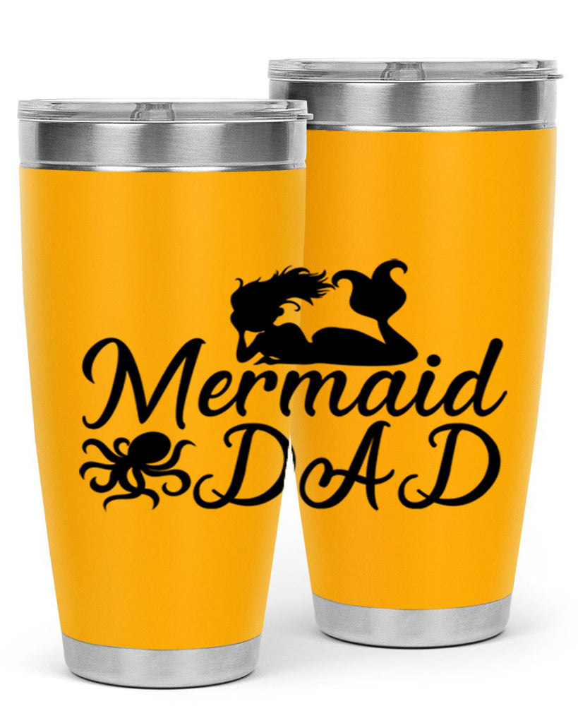 Mermaid Dad 357#- mermaid- Tumbler