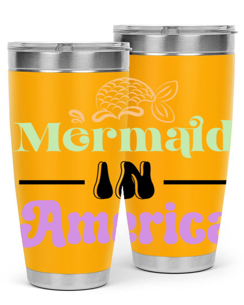Mermaid In America 420#- mermaid- Tumbler