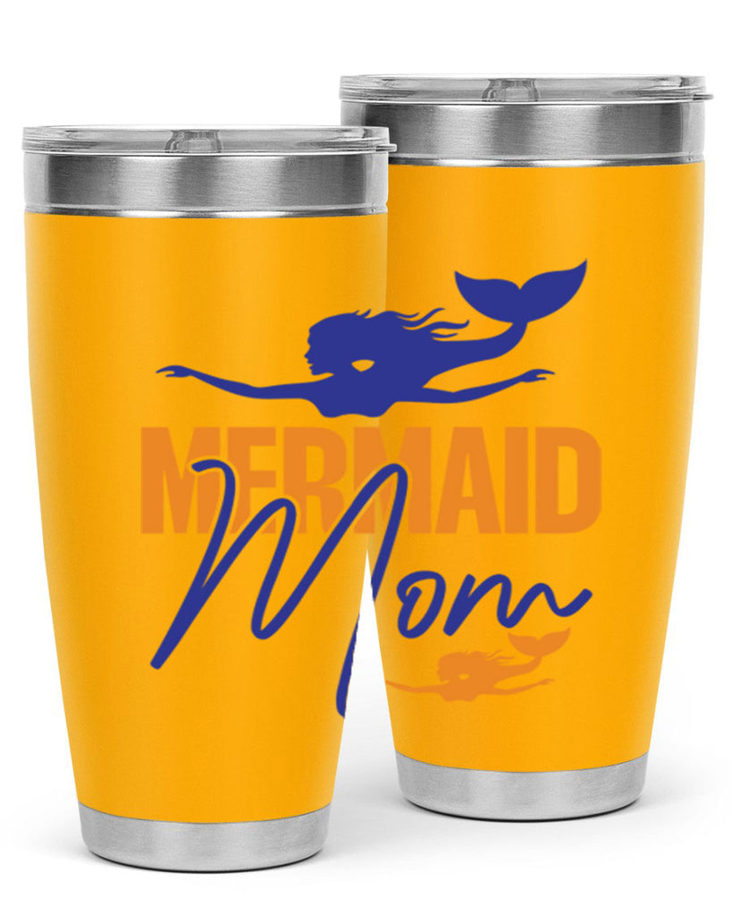 Mermaid Mom 369#- mermaid- Tumbler