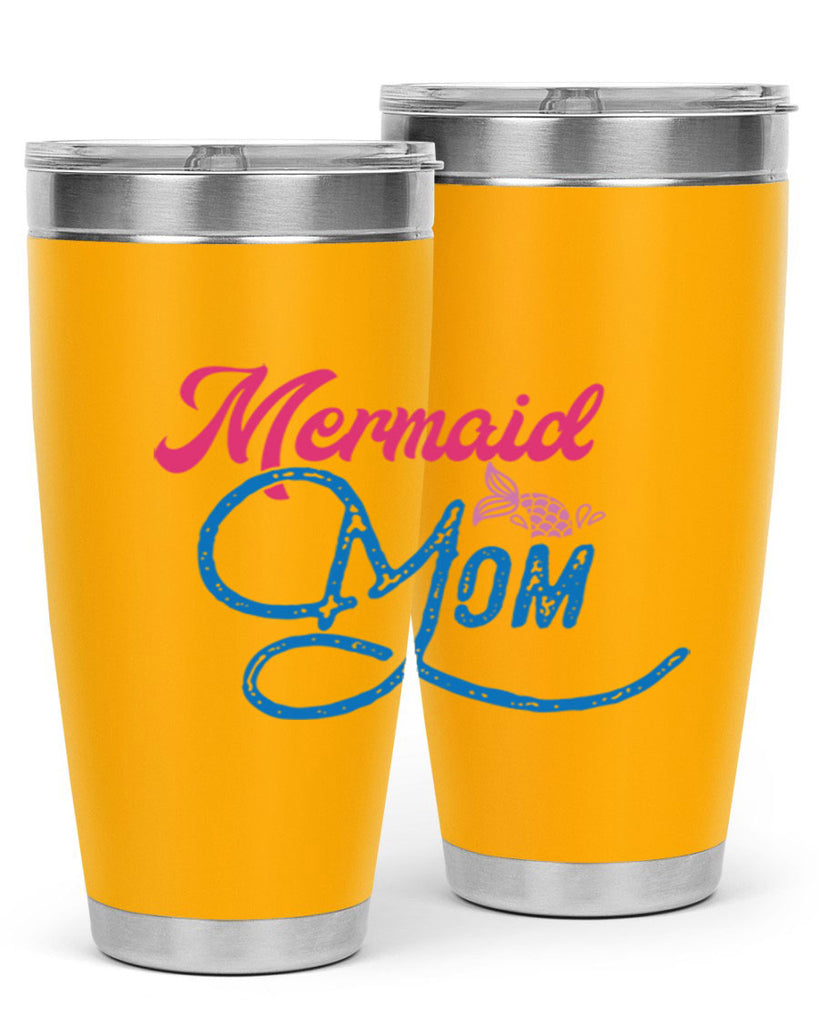 Mermaid Mom 371#- mermaid- Tumbler