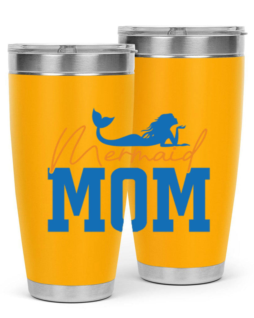 Mermaid Mom 375#- mermaid- Tumbler