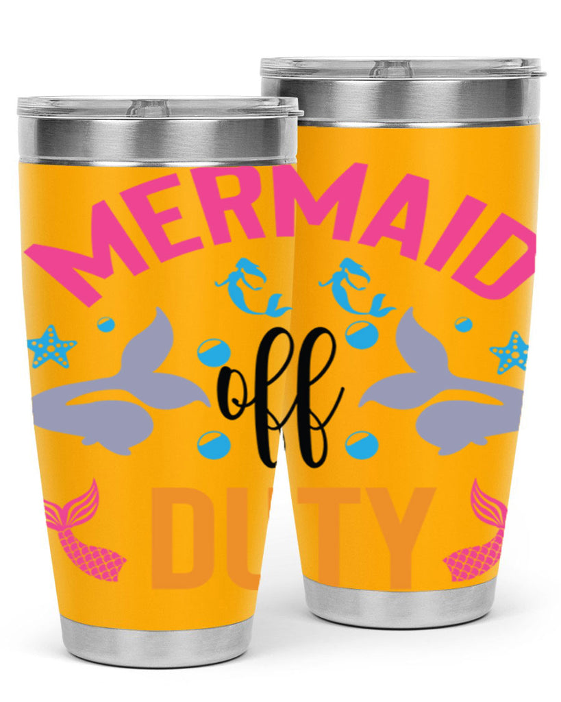 Mermaid Off Duty Design 438#- mermaid- Tumbler