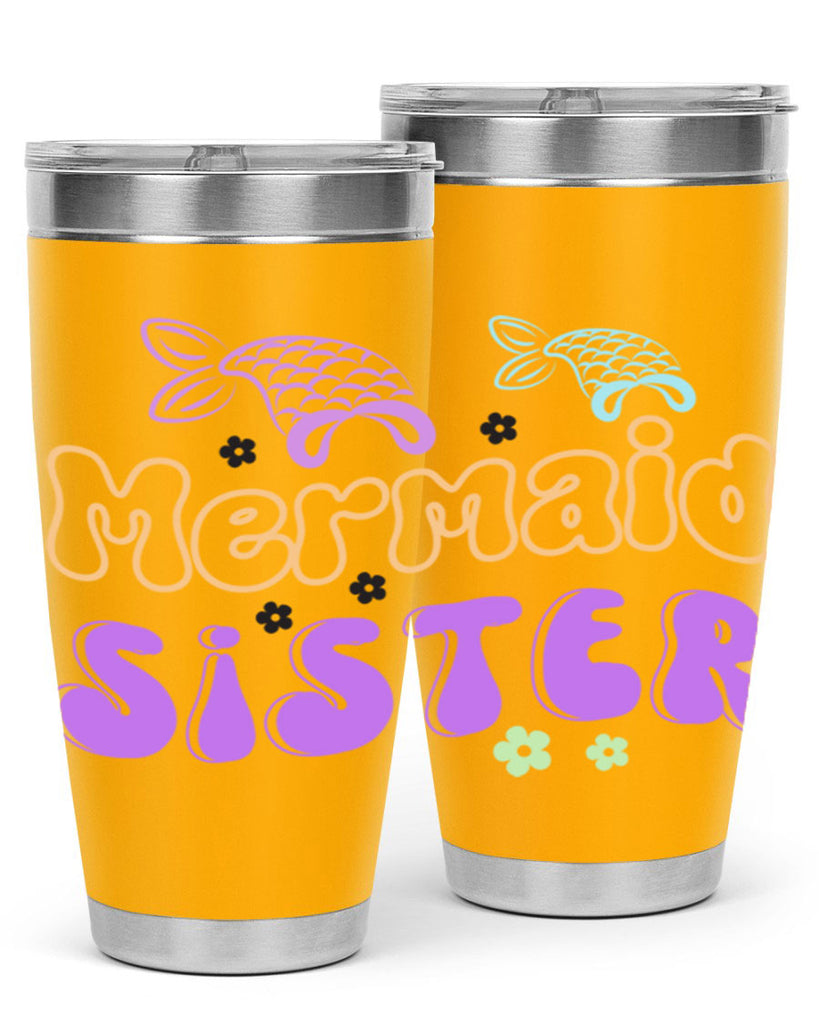 Mermaid Sister 442#- mermaid- Tumbler