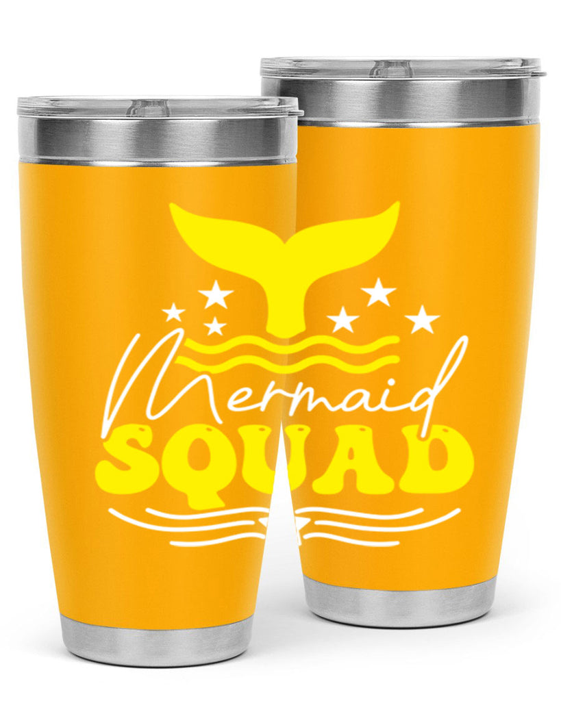 Mermaid Squad 377#- mermaid- Tumbler