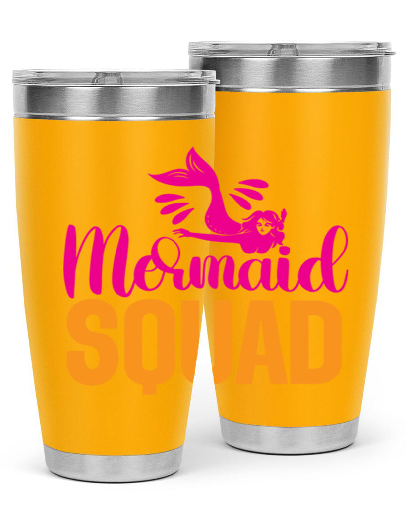 Mermaid Squad 381#- mermaid- Tumbler