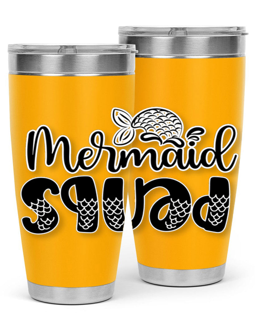 Mermaid Squad 444#- mermaid- Tumbler