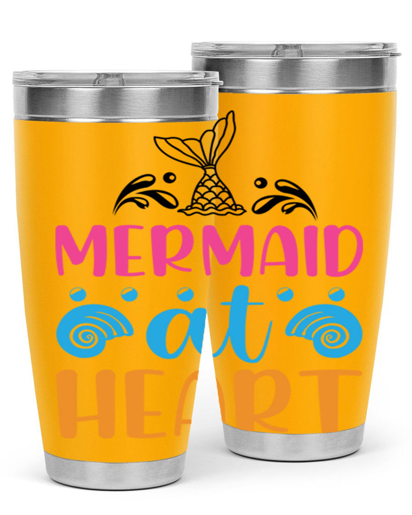 Mermaid at heart Design 396#- mermaid- Tumbler