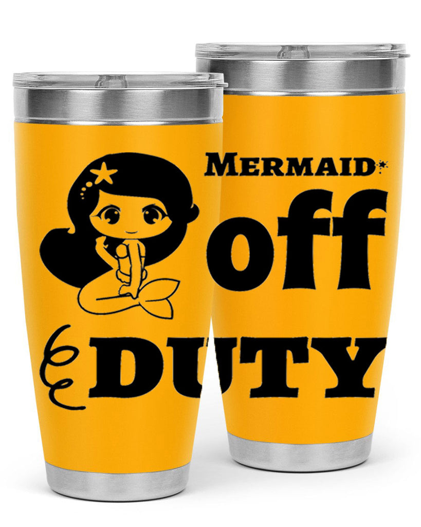 Mermaid off duty 434#- mermaid- Tumbler