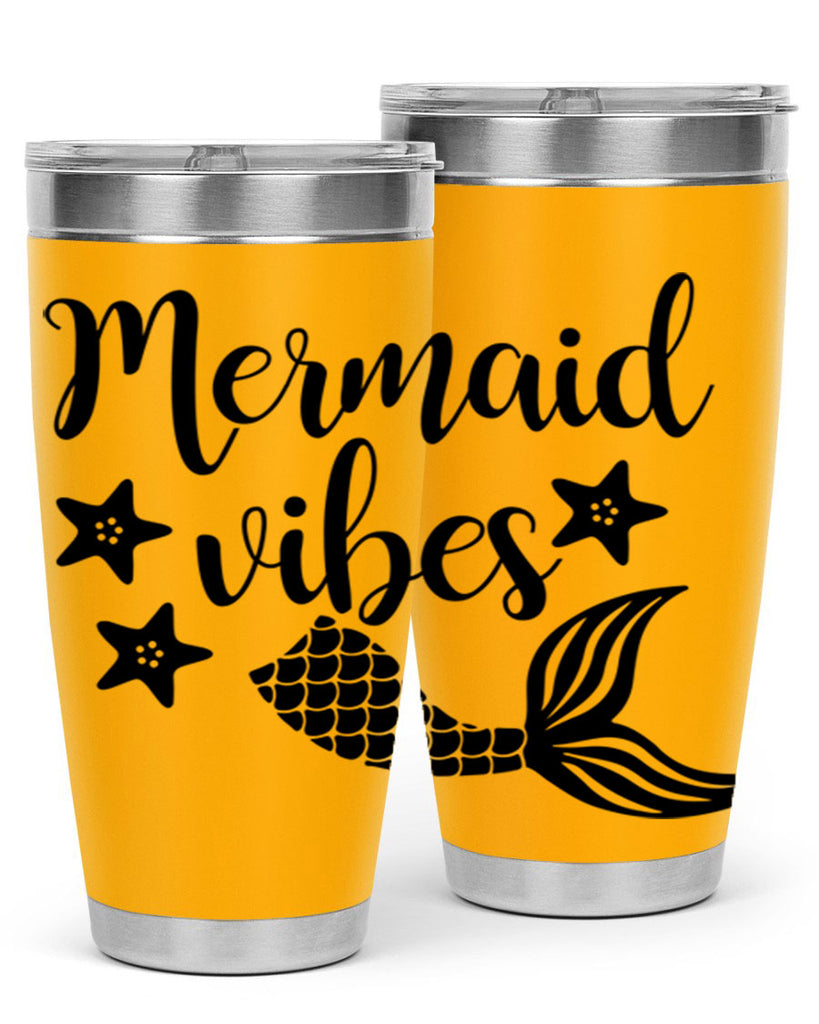 Mermaid vibes 463#- mermaid- Tumbler