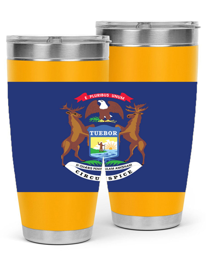 Michigan 30#- Us Flags- Tumbler