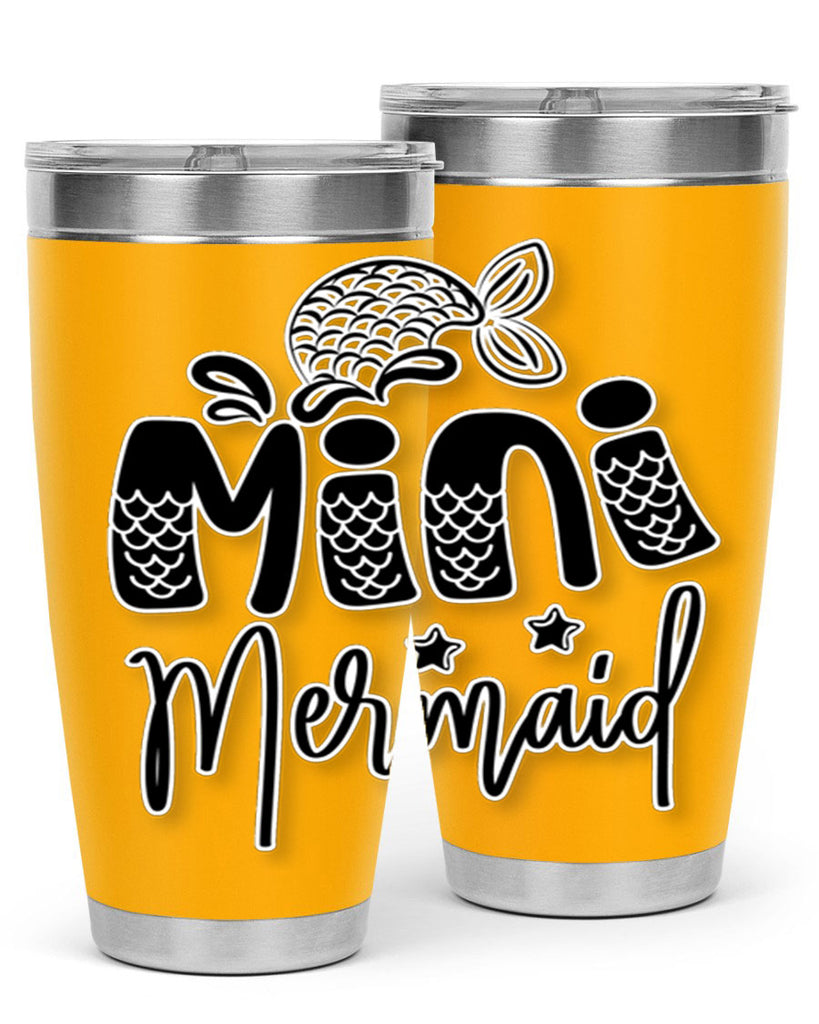 Mini Mermaid 508#- mermaid- Tumbler