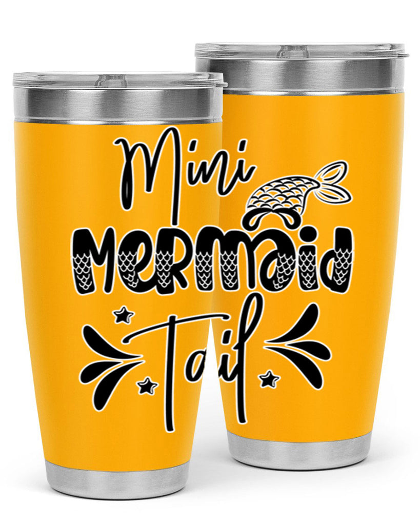 Mini Mermaid Tail 513#- mermaid- Tumbler