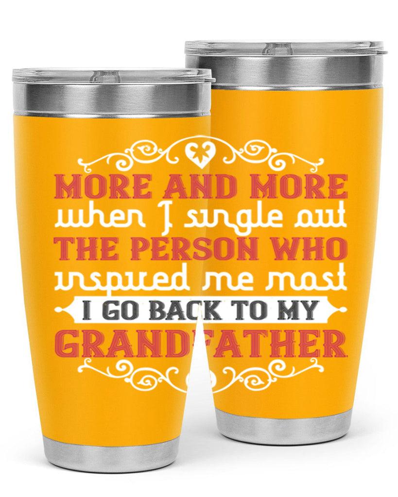 More and more 86#- grandpa - papa- Tumbler