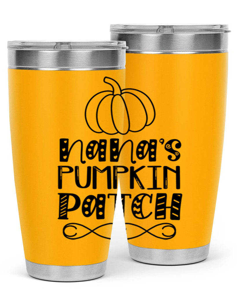 Nana s Pumpkin Patch 439#- fall- Tumbler