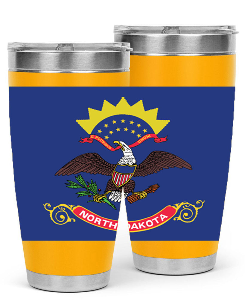 North Dakota 18#- Us Flags- Tumbler