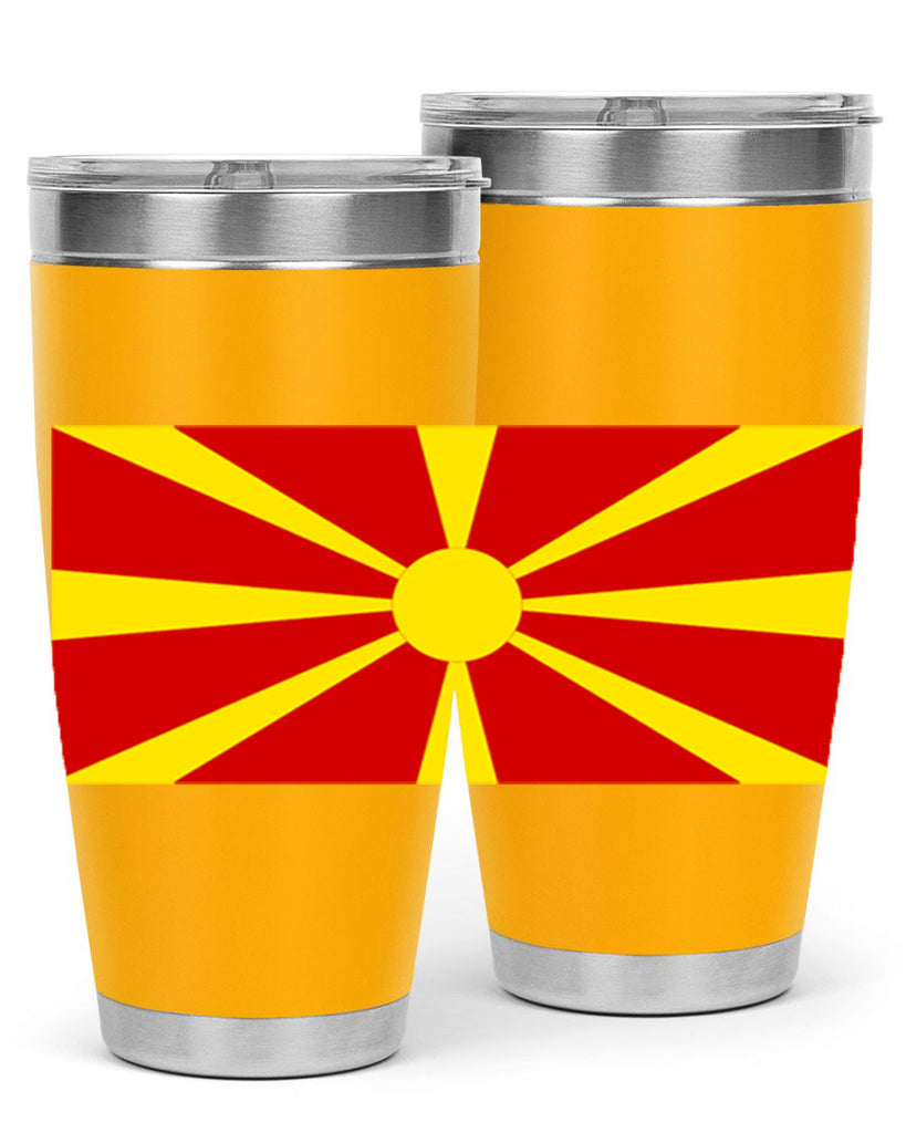 North Macedonia 69#- world flags- Tumbler