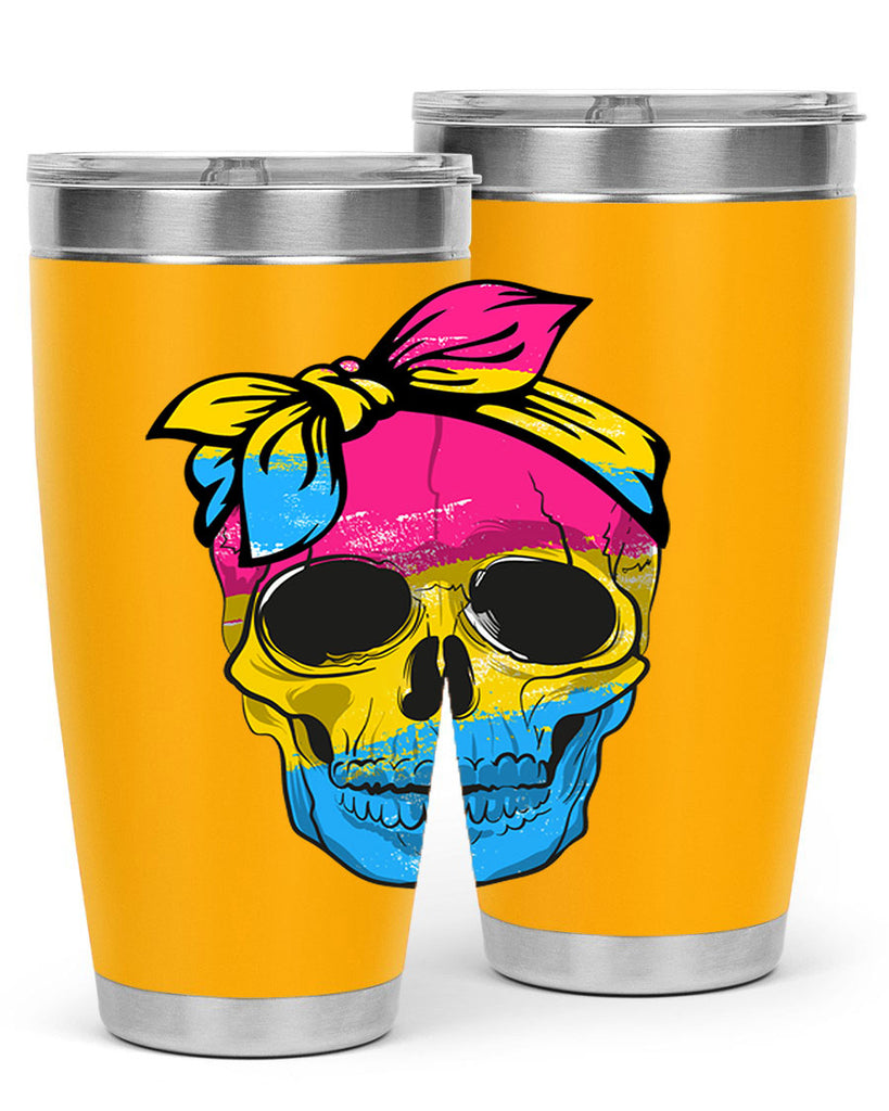 Pansexual Lgbtq Skull Gay Pride Png 30#- lgbt- Tumbler