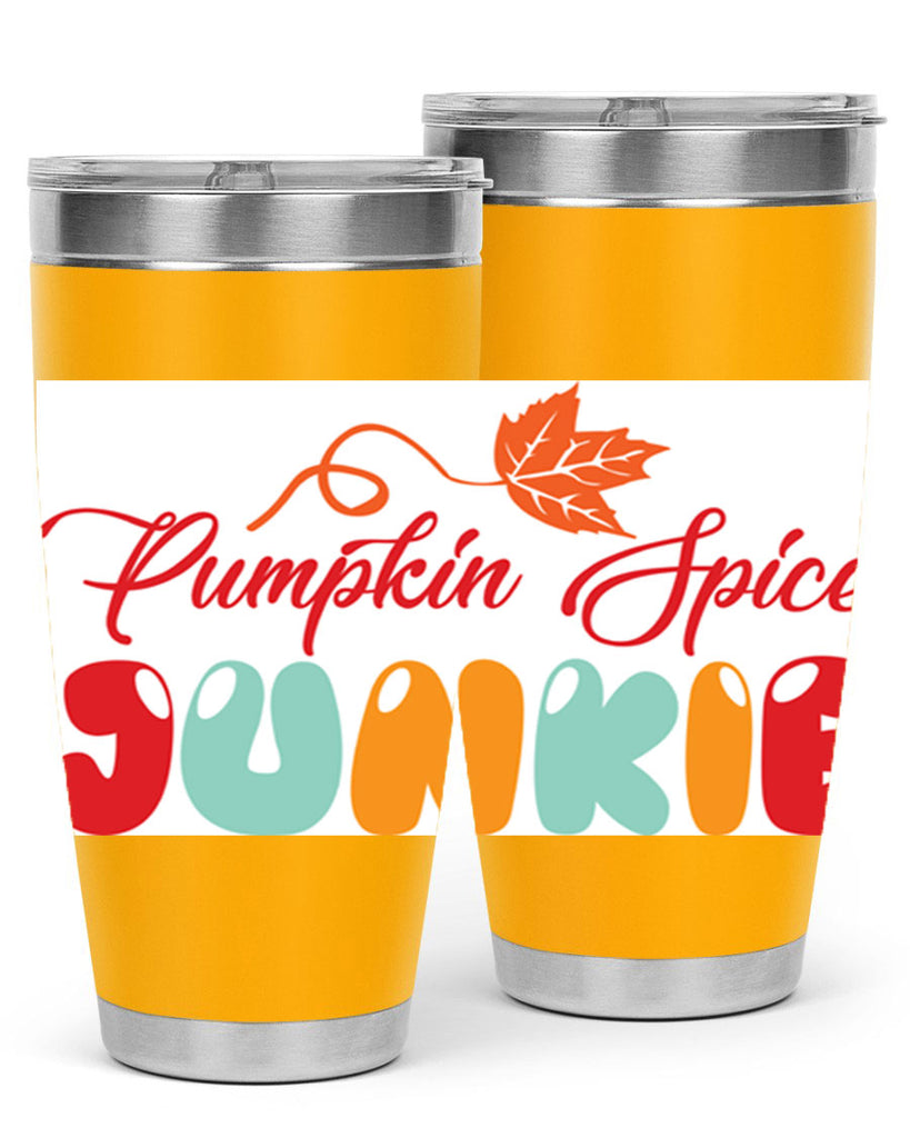PumpkinSpiceJunkiedesign 569#- fall- Tumbler