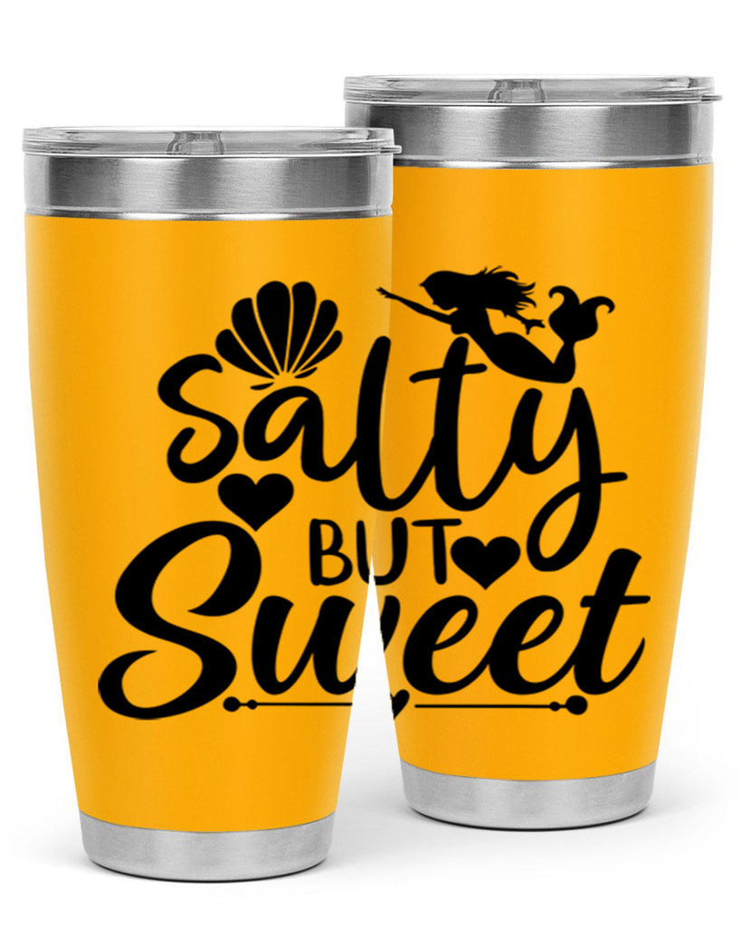 Salty But Sweet 564#- mermaid- Tumbler