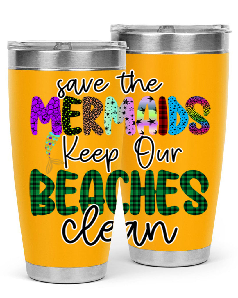 Save The Mermaids Keep Our 575#- mermaid- Tumbler