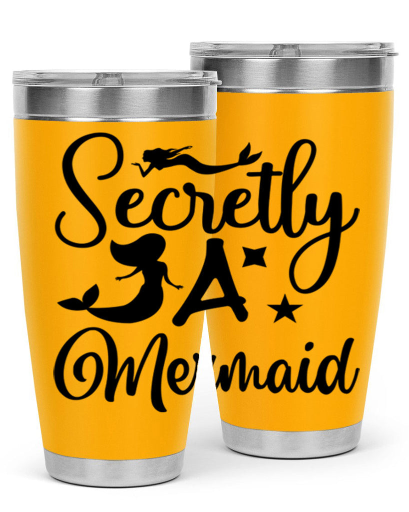 Secretly a mermaid 580#- mermaid- Tumbler