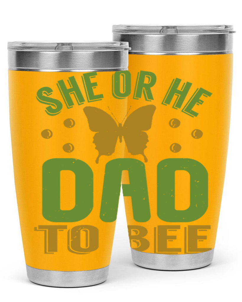 She or He Dad to bee Style 172#- baby- tumbler