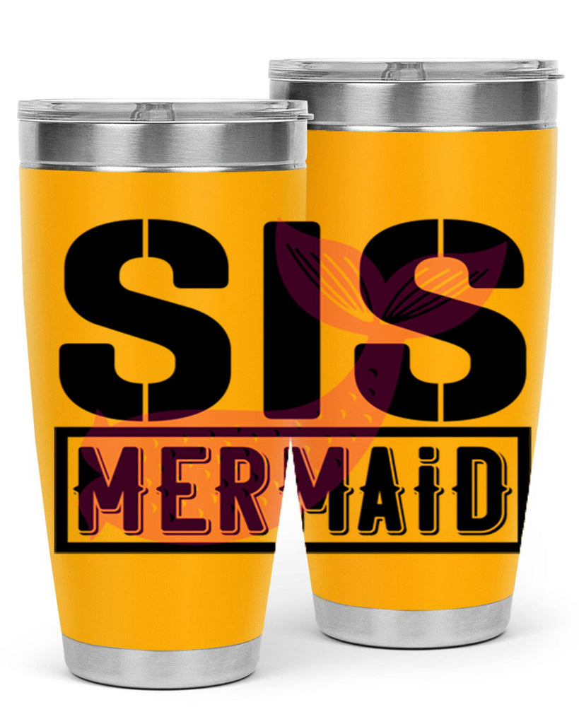 Sis mermaid 599#- mermaid- Tumbler