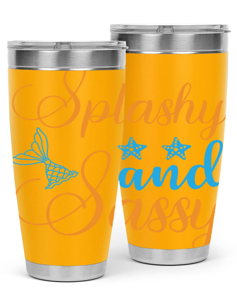 Splashy and Sassy Design 625#- mermaid- Tumbler