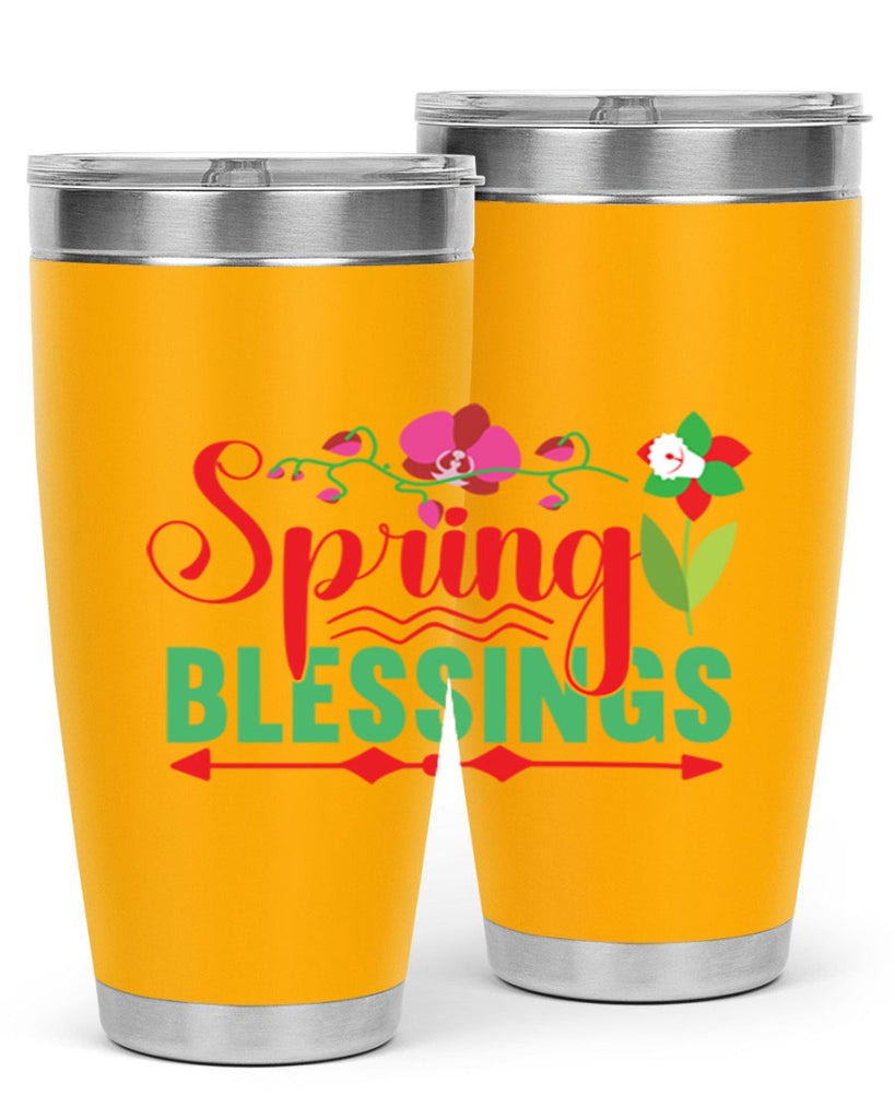 Spring Blessings 418#- spring- Tumbler