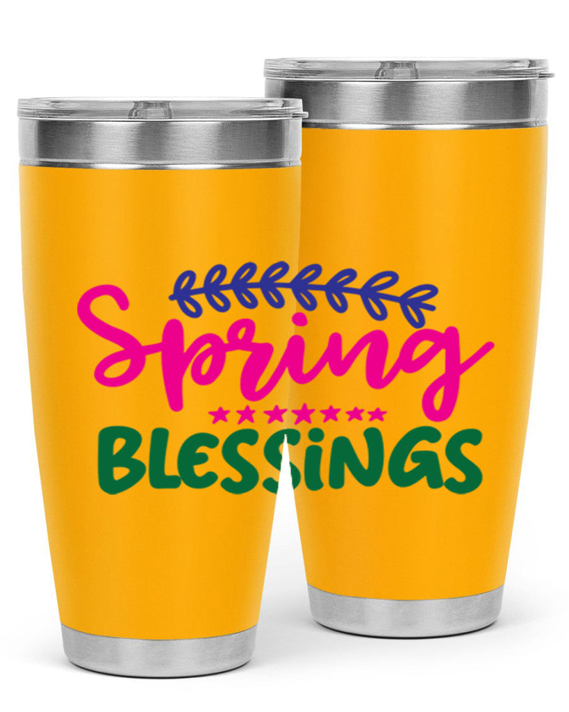 Spring Blessings 419#- spring- Tumbler