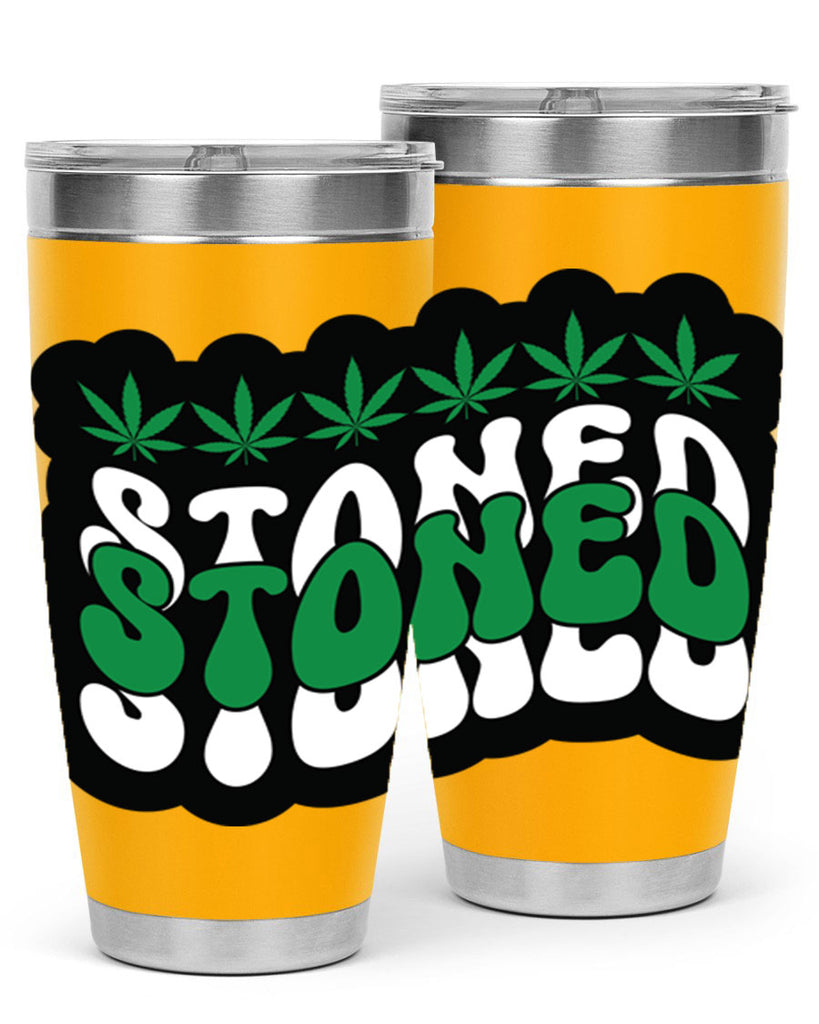 Stoned 255#- marijuana- Tumbler