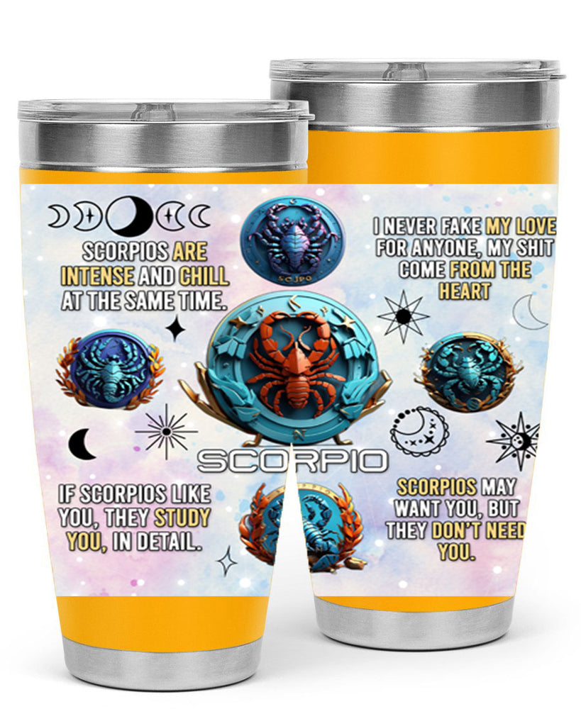 Straightscorpio 477#- zodiac- Tumbler
