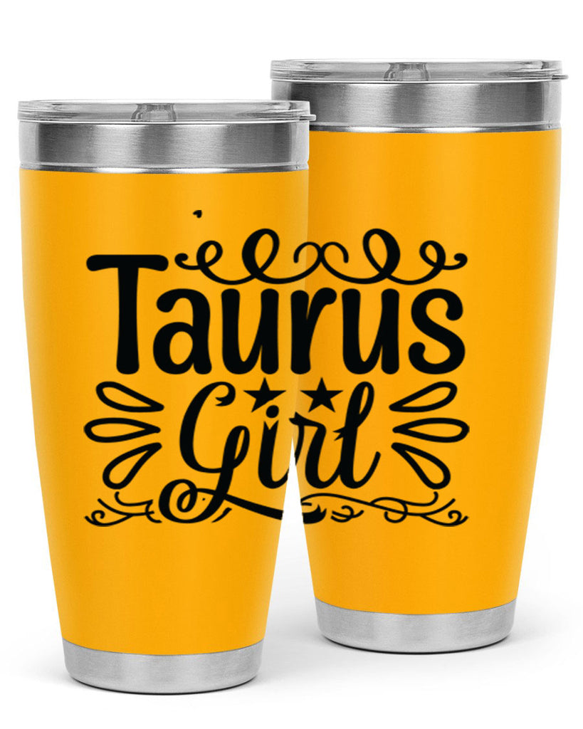 Taurus girl 497#- zodiac- Tumbler