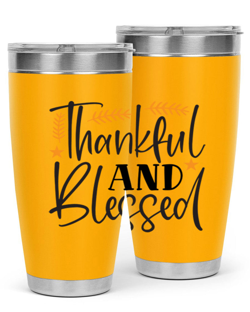 Thankfulandblessed 608#- fall- Tumbler