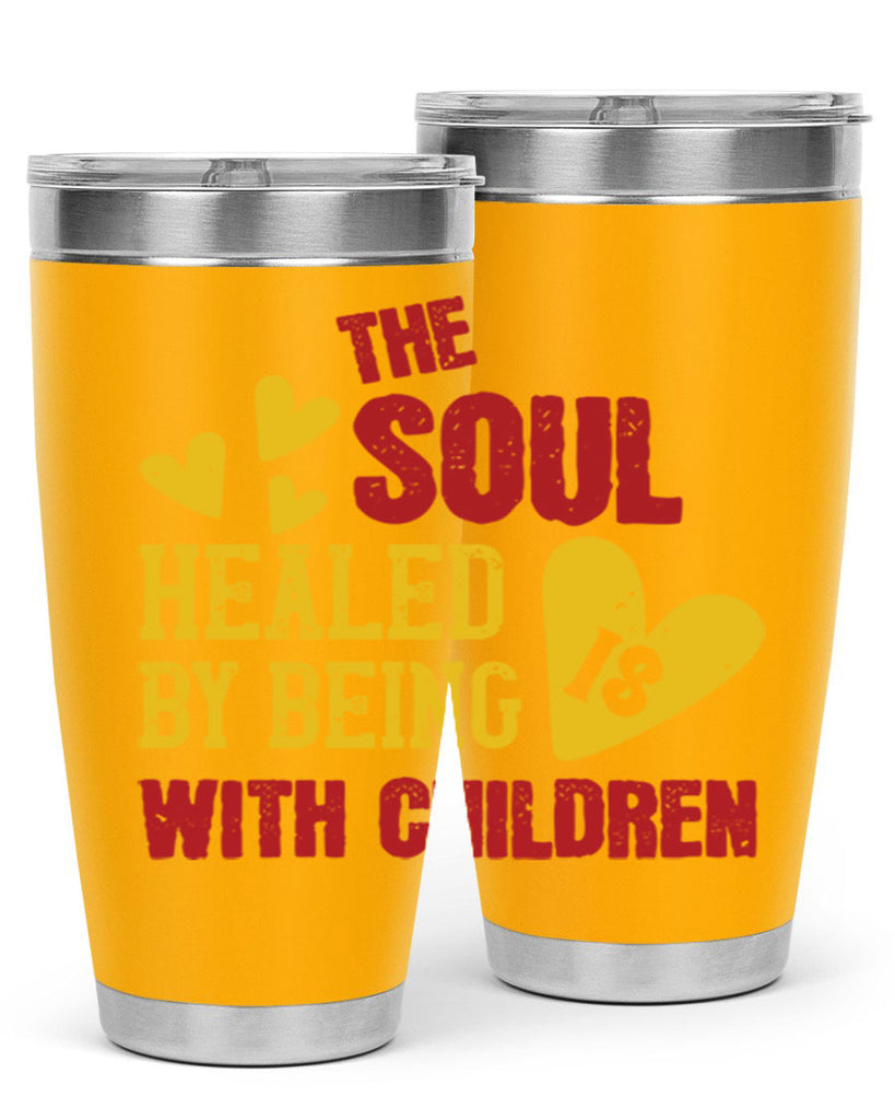 The soul is healed by being with children Style 14#- baby- Cotton Tank