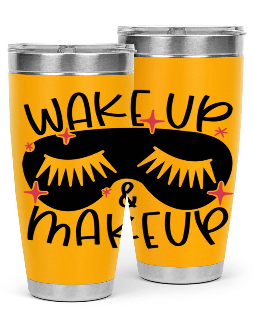 Wake Up Makeup Style 8#- make up- Tumbler