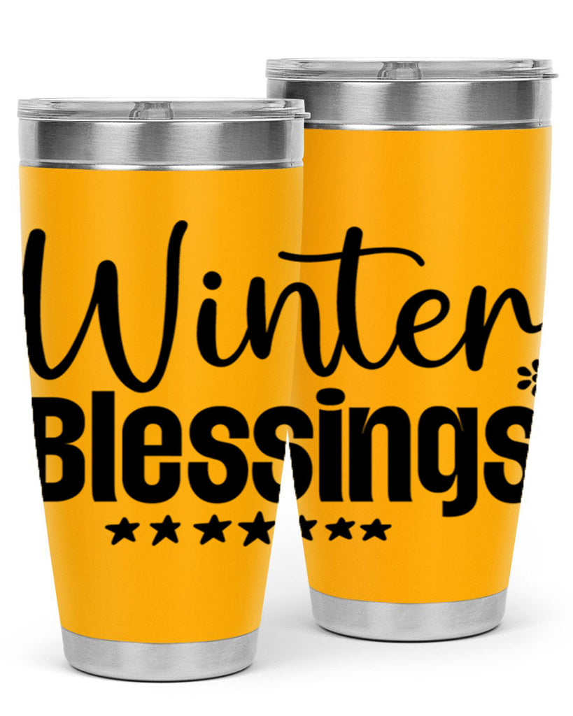 Winter Blessings497#- winter- Tumbler